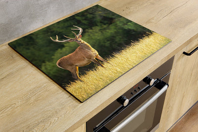 Protège-plaque à induction - Cerf dans la prairie